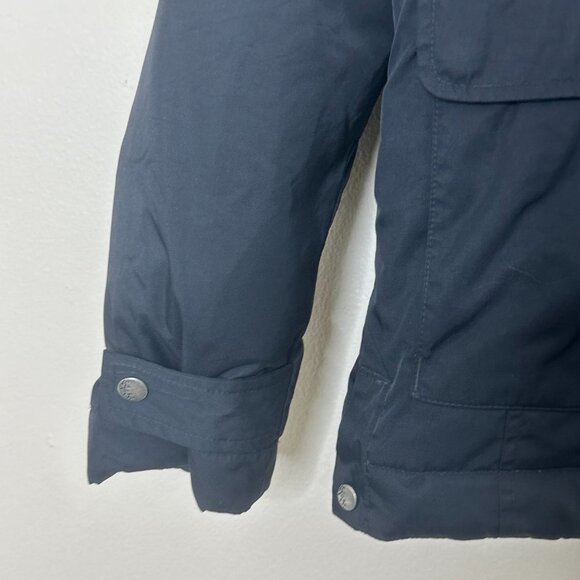 COLUMBIA Women's Black Puffer Down Jacket Detachable Faux-Fur Hood S - Picture 2 of 11